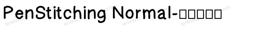 PenStitching Normal字体转换